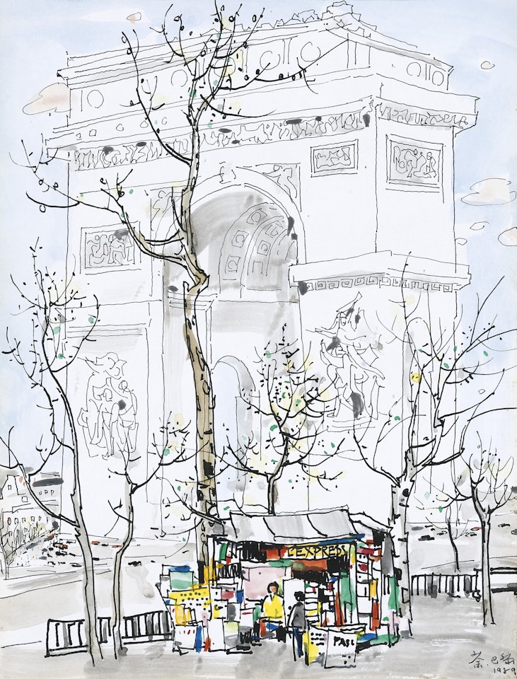 Arc de Triomphe by Wu Guanzhong
