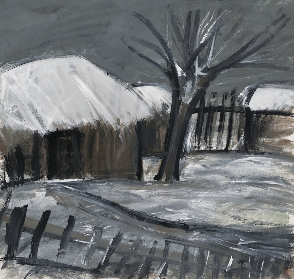 Snowscape by Lin Fengmian