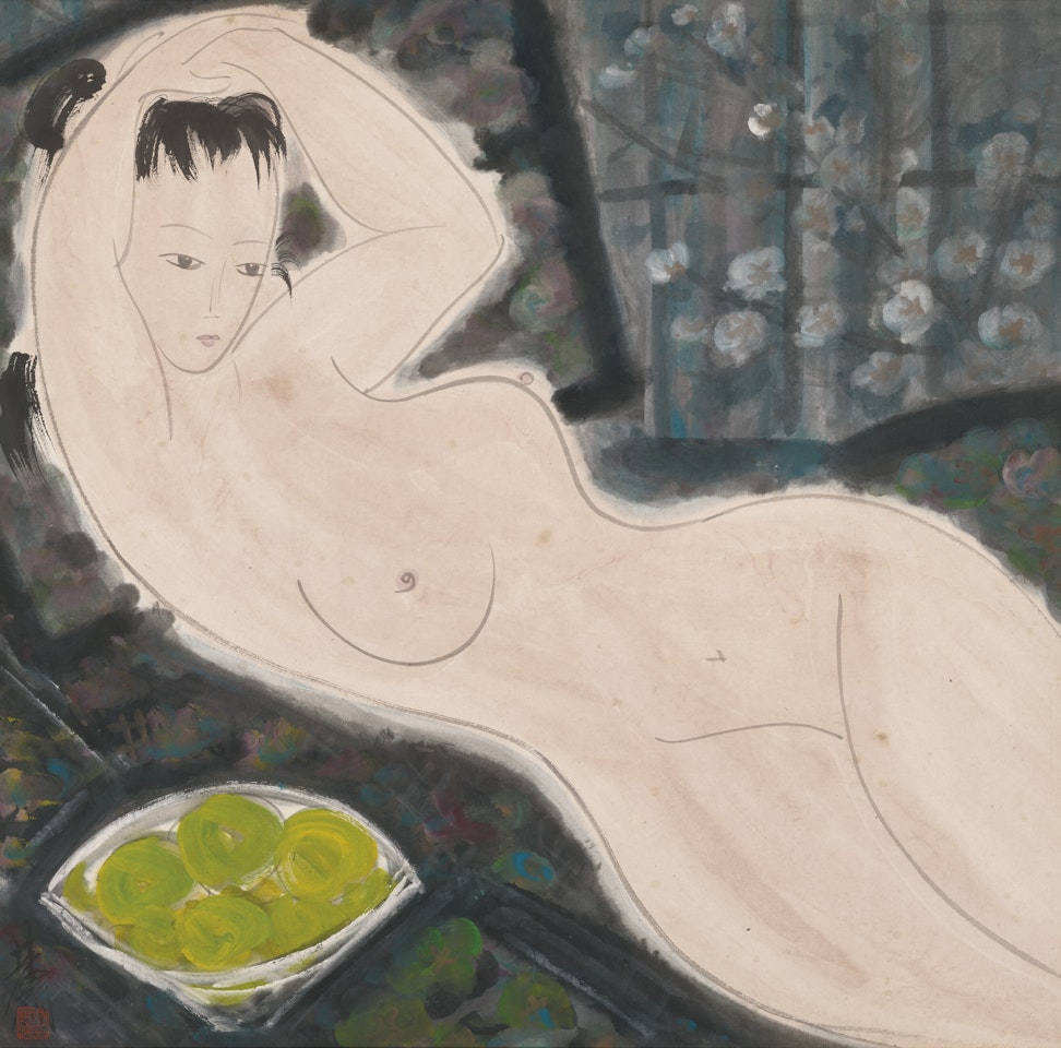 Nude by Lin Fengmian