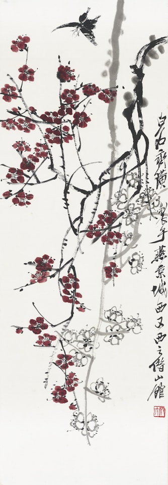 Plum Blossoms and Butterfly by Qi Baishi