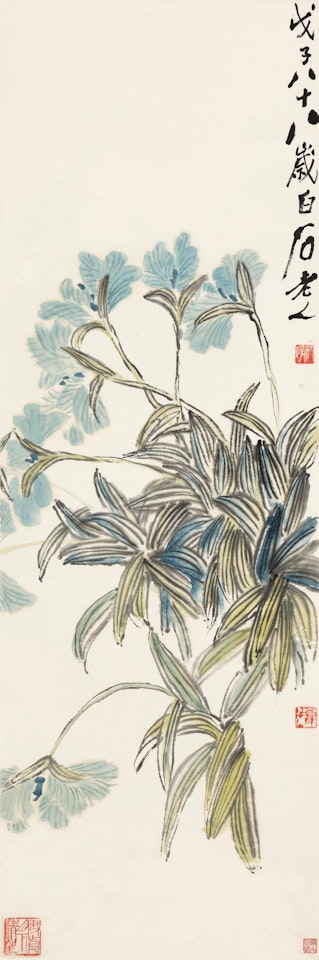 Orchid by Qi Baishi