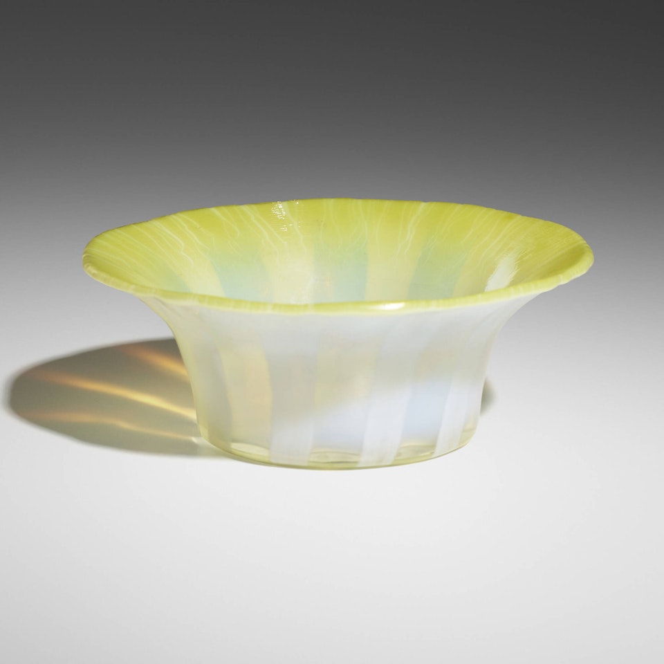Pastel bowl by Tiffany Studios