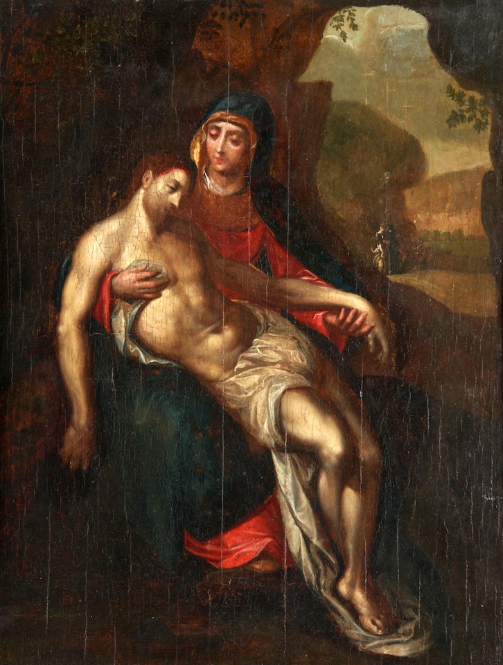 Pietà by Flemish School