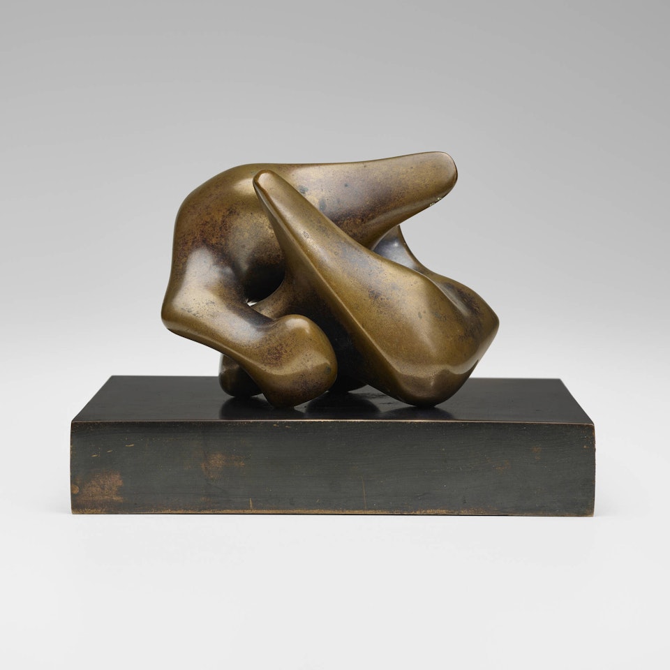 Maquette for Two-Piece Sculpture No. 11 by Henry Moore