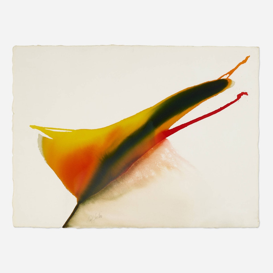 Phenomena Yellow Sing by Paul Jenkins