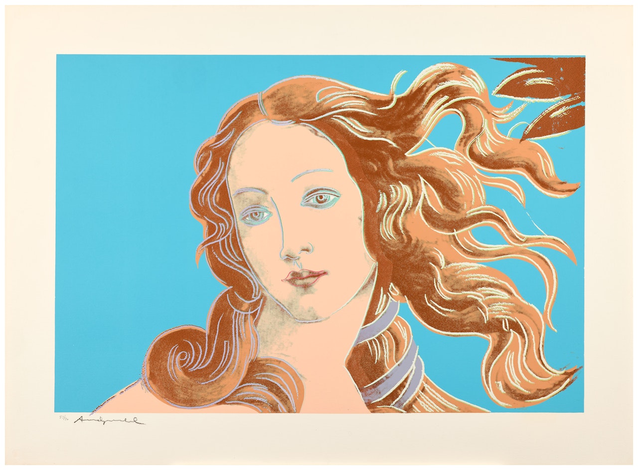 Birth of Venus from Details of Renaissance Paintings by Andy Warhol