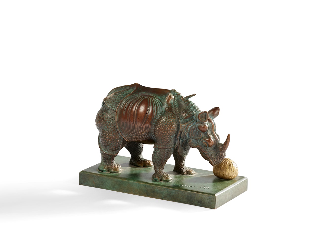 Rhinoceros habillé en dentelle by Salvador Dali