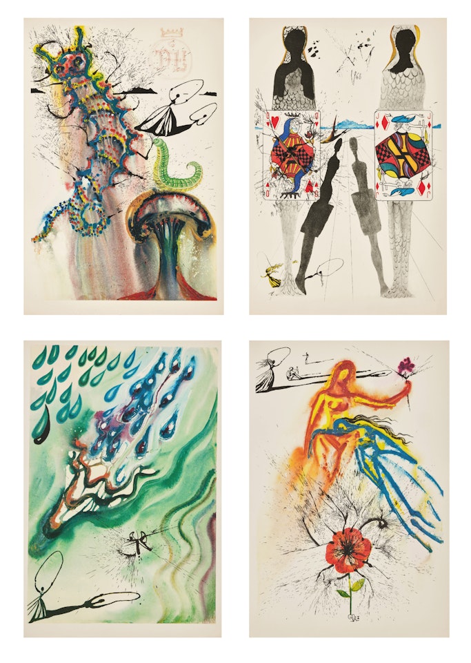 Alice in Wonderland by Salvador Dali