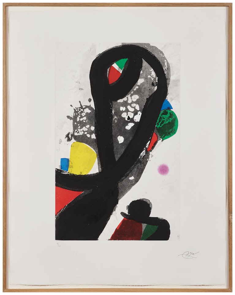 La Veuve du corsaire; Planche de la suite « People of the Sea » by Joan Miró