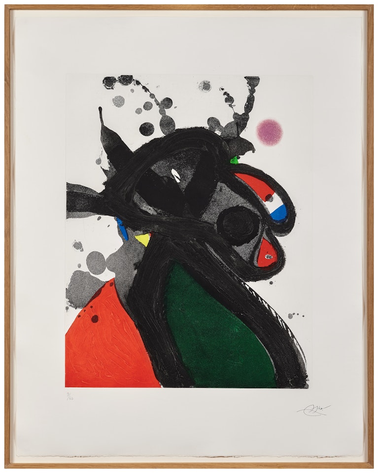 La Possédée de Calamayor; Planche de la suite « People of the Sea » by Joan Miró