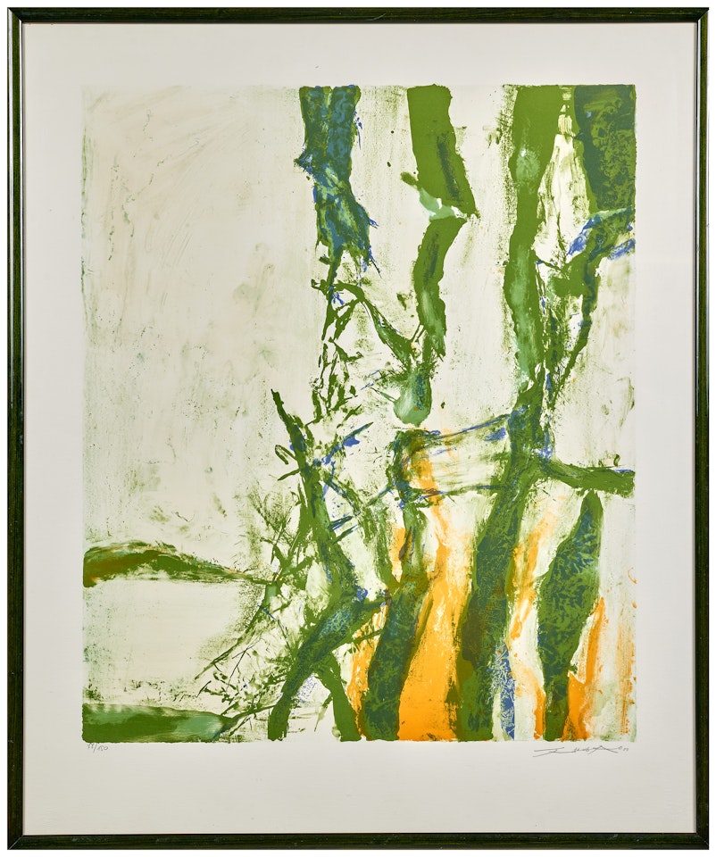 Lithographie 399; Agerup 185 by Zao Wou-Ki
