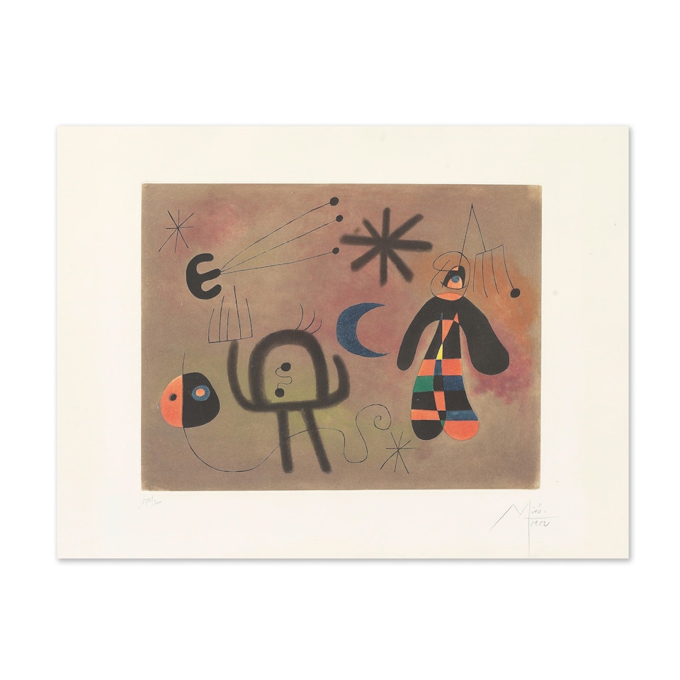 D"après L"oiseau fusée by Joan Miró