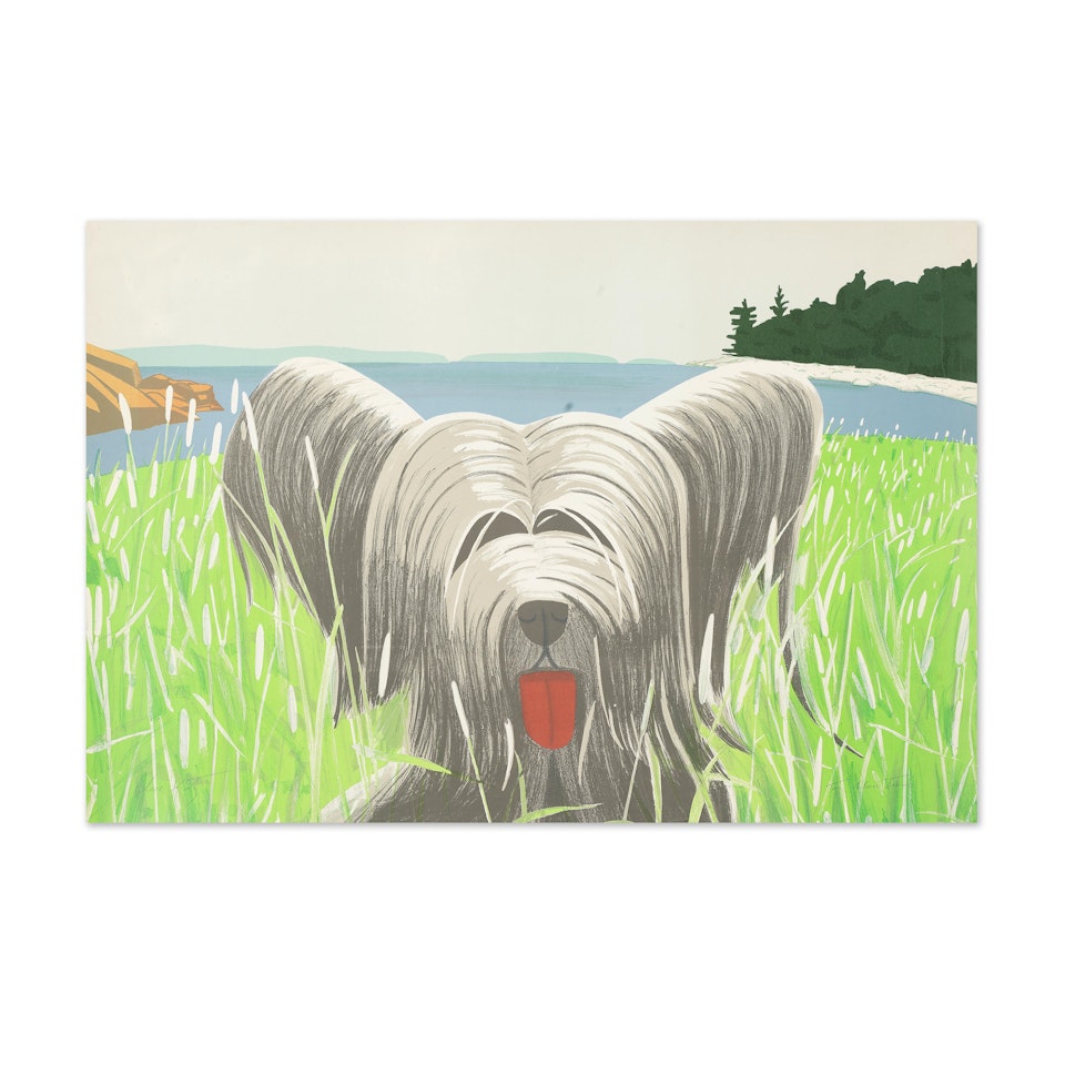 Dog at Duck Trap by Alex Katz