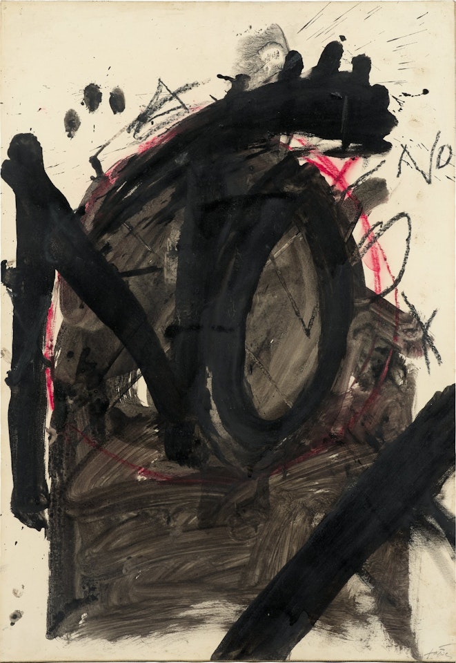 Papier n°1 by Antoni Tapies