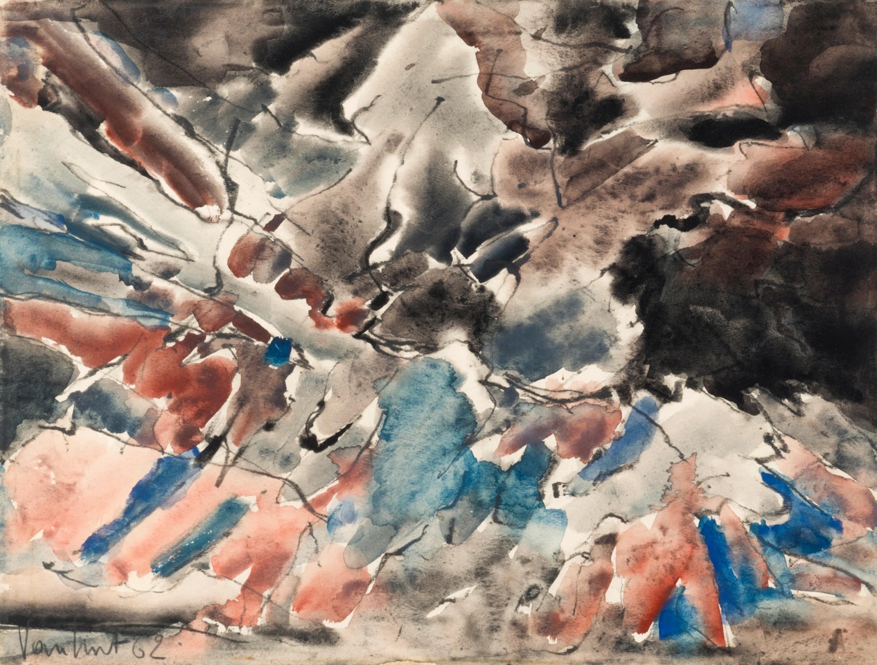 Composition abstraite by Louis van Lint