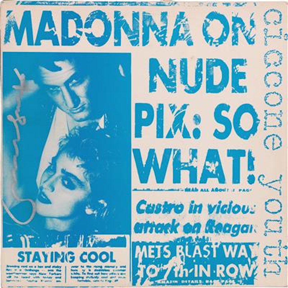  record cover by Andy Warhol