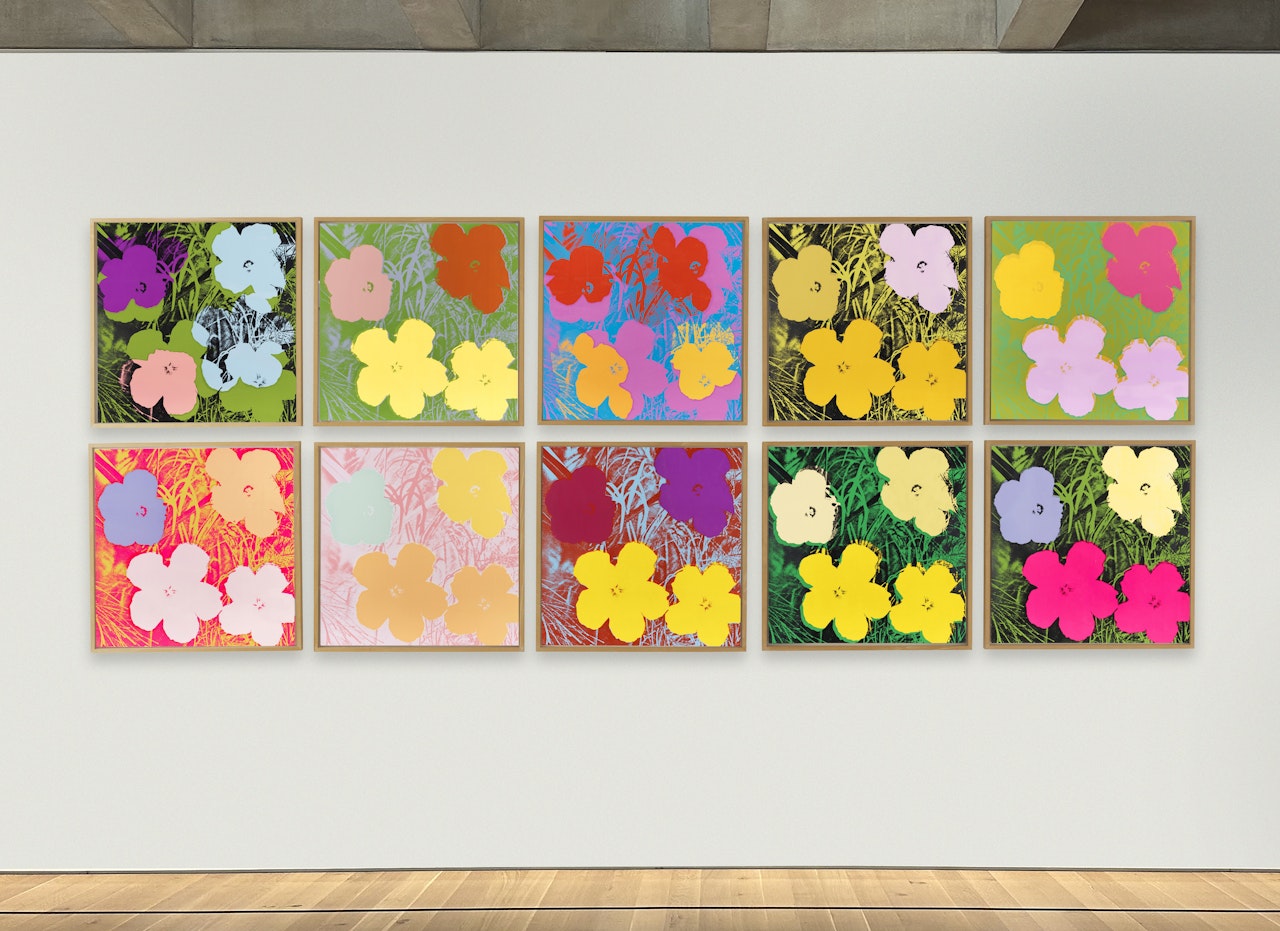 Flowers (10 Blatt) by Andy Warhol