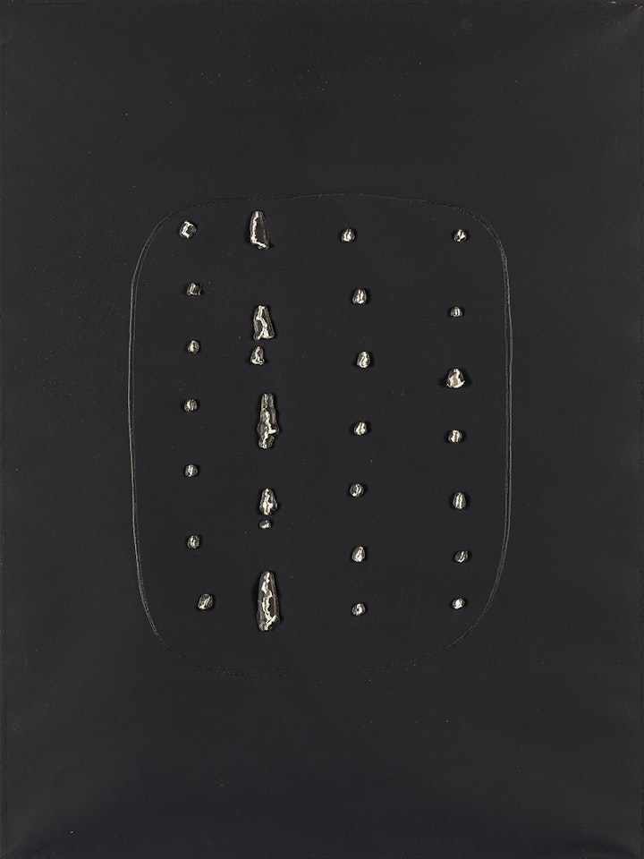 Concetto Spaziale A . by Lucio Fontana
