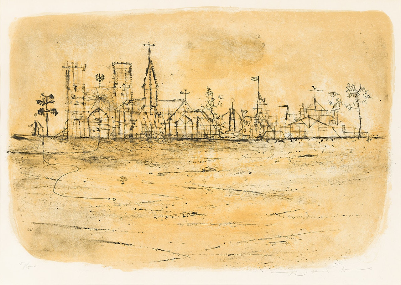 La Cathédrale . by Zao Wou-Ki