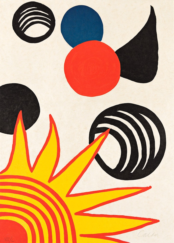 Untitled (Soleil et planètes) . by Alexander Calder