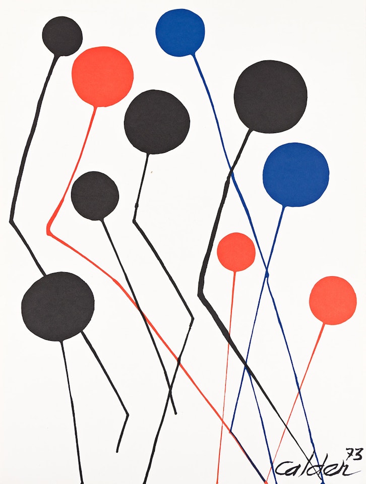 The Blue Balloon by Alexander Calder