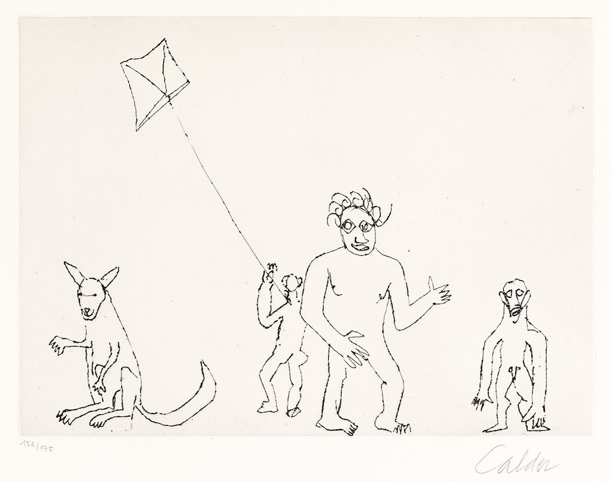 Santa Claus by E. E. Cummings. by Alexander Calder