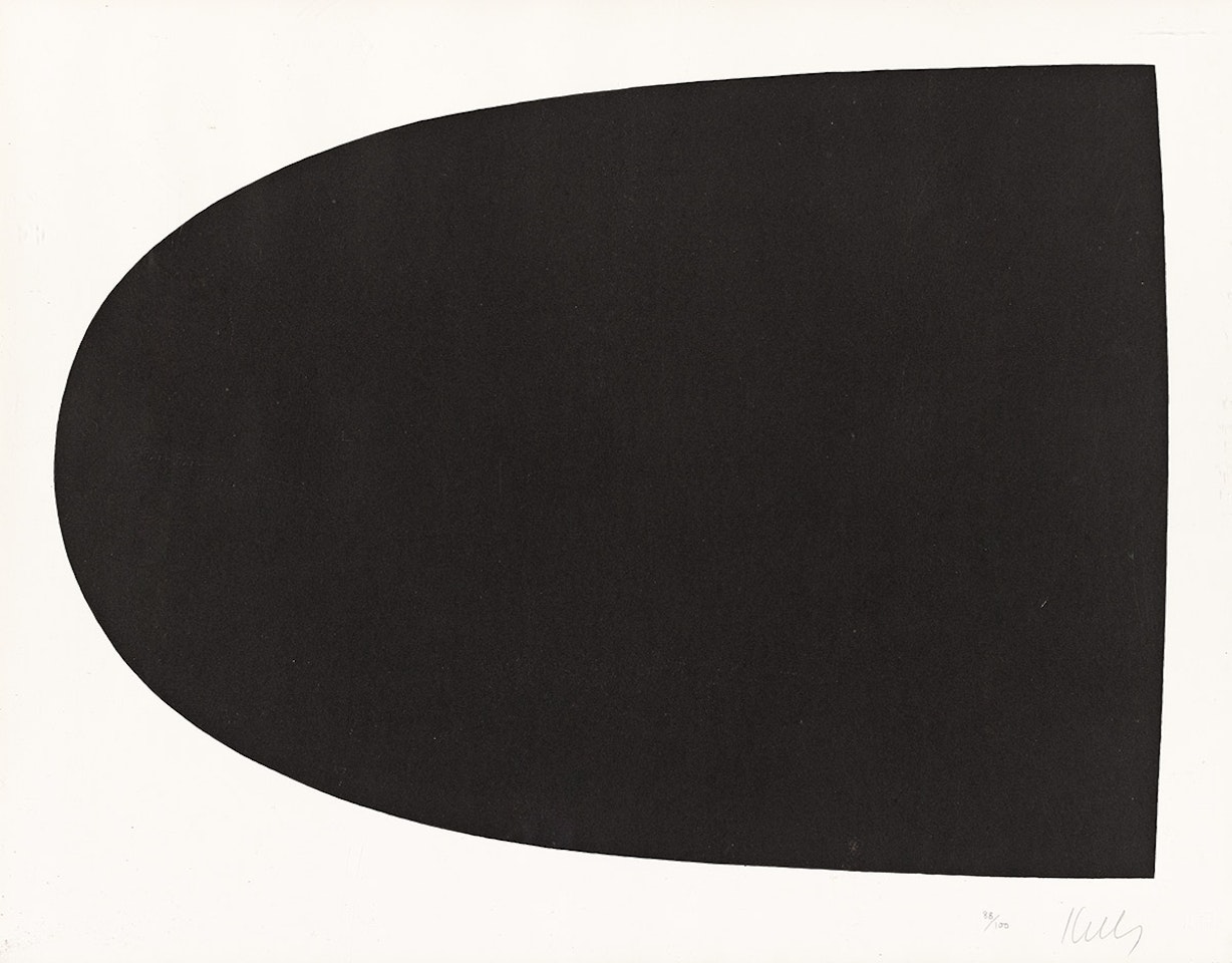 Black Form . by Ellsworth Kelly