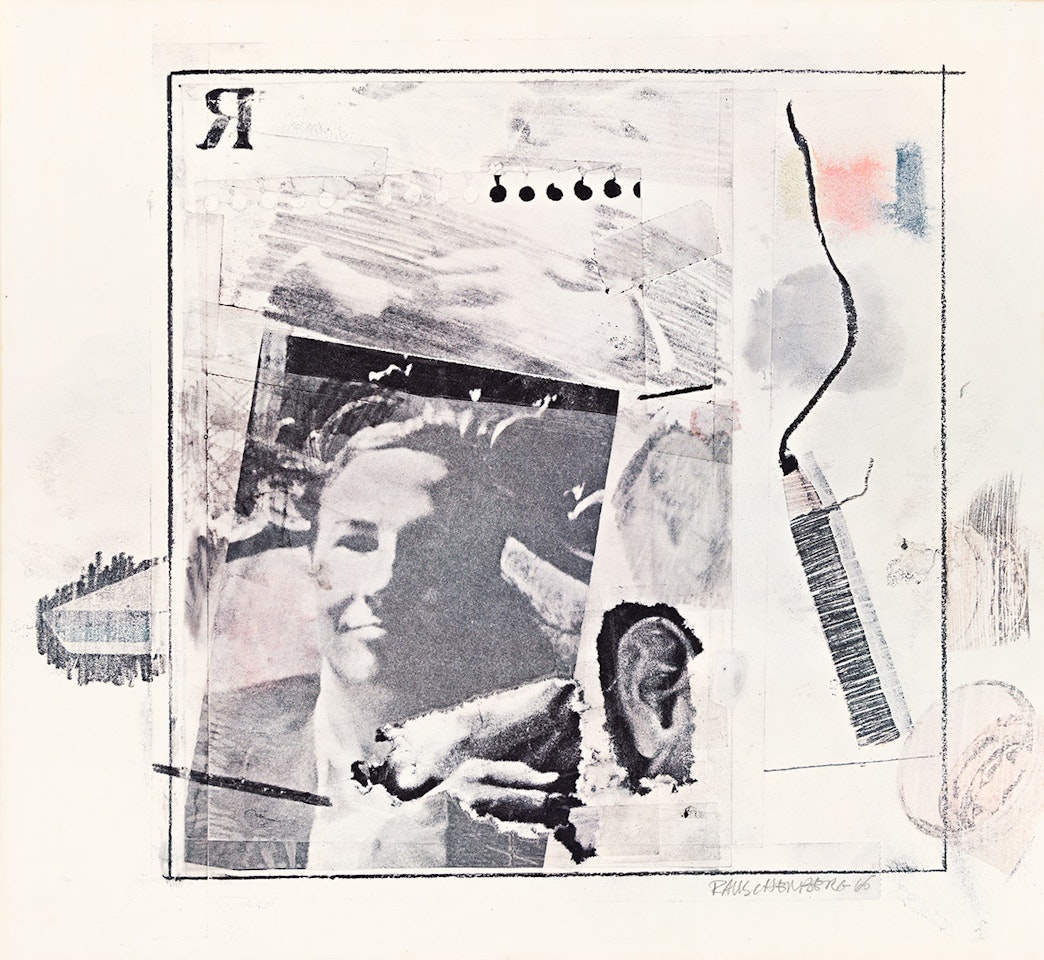 Dwan Gallery Poster. by Robert Rauschenberg