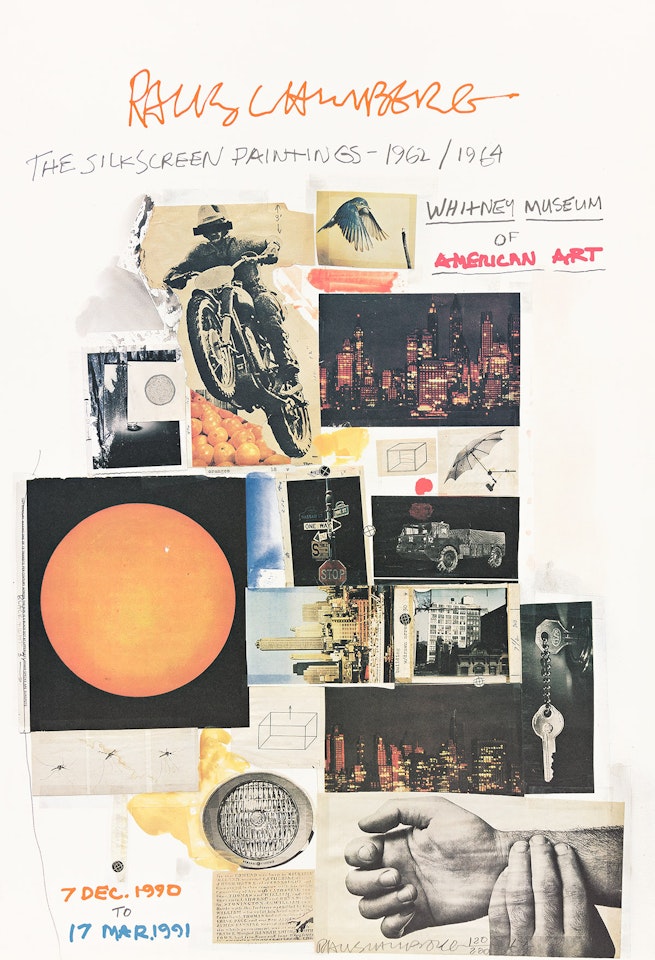 The Silkscreen Paintings 1962/1964, Whitney Museum of American Art . by Robert Rauschenberg