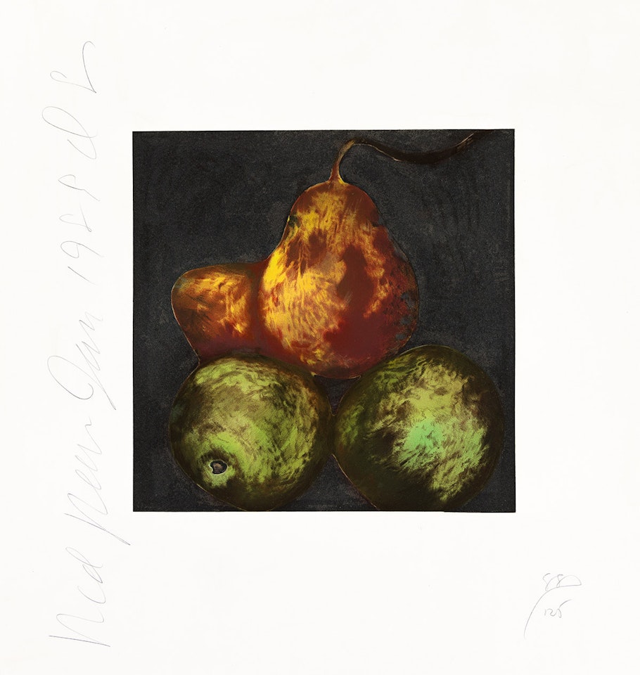 Red Pears . by Donald Sultan