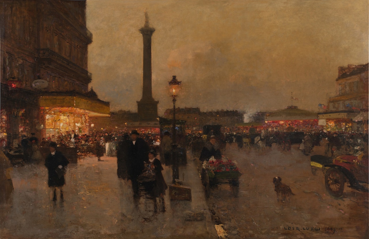 Place de la Bastille by Luigi Loir
