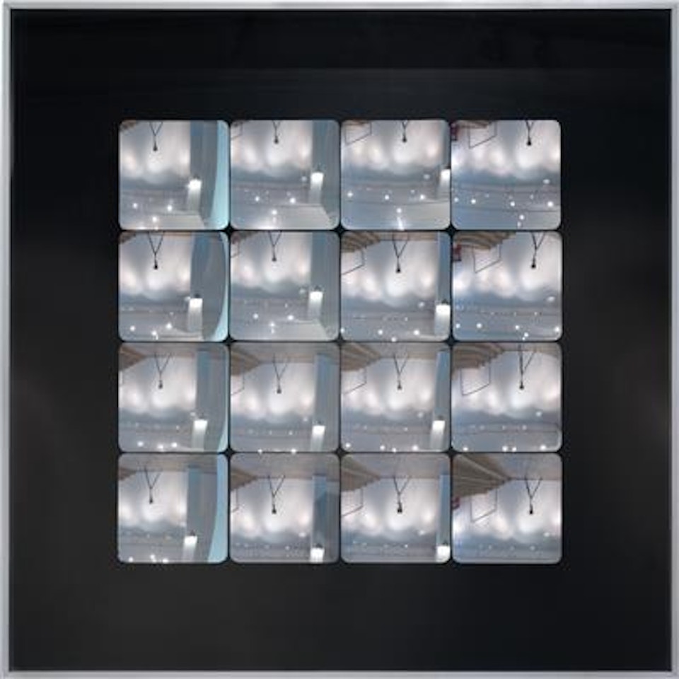 Concave mirror object by Adolf Luther