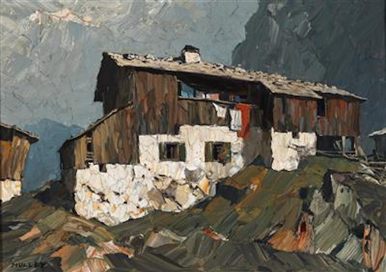 Mountain farm by Oskar Mulley
