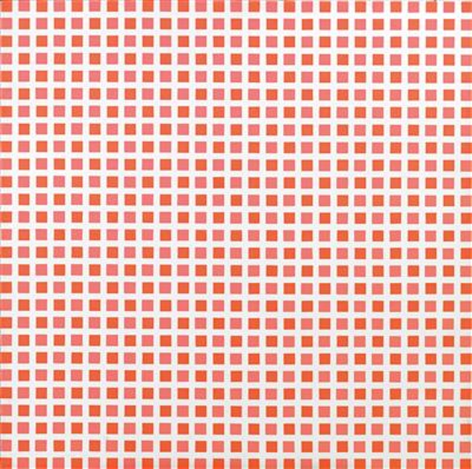 1/2 Orange 1/2 Mauve by Francois Morellet
