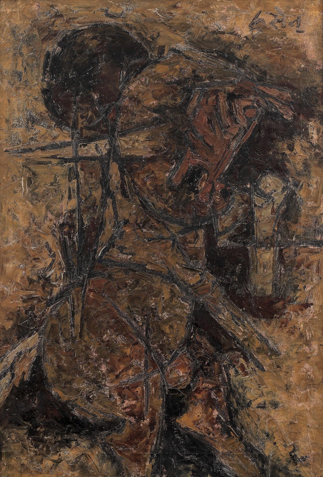Untitled (Horse) by M.F. Husain