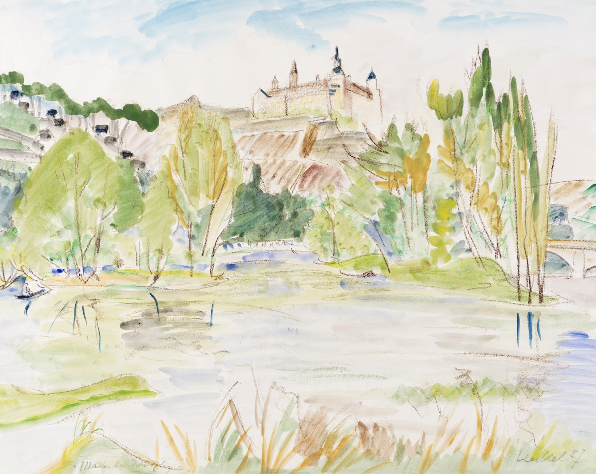 Main bei Würzburg by Erich Heckel