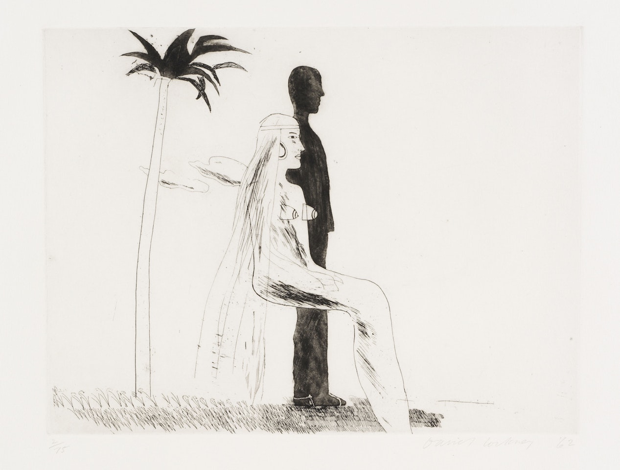 The Marriage by David Hockney