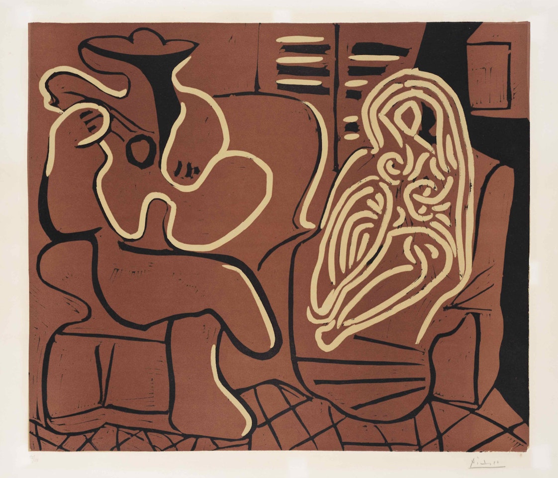 L"Aubade, avec femme dans un fauteuil by Pablo Picasso