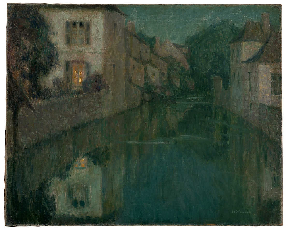 Crépuscule, Nemours by Henri Le Sidaner