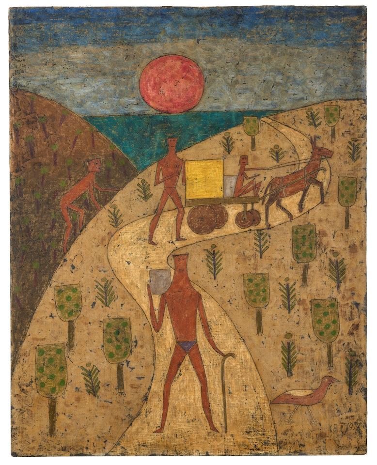 Le voyage à Paris ou la traversée des Carpates by Victor Brauner