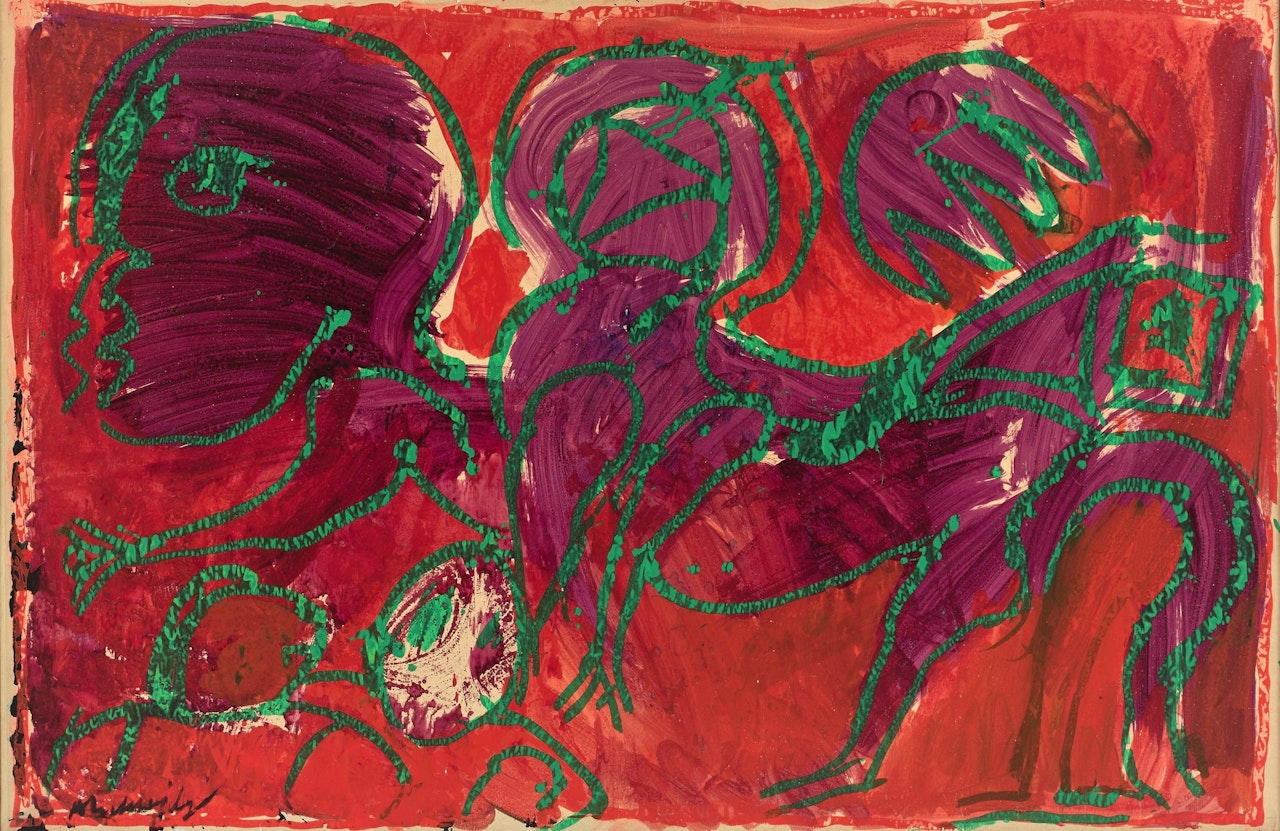 L"antécédent by Pierre Alechinsky