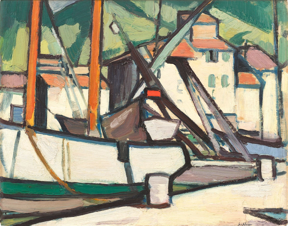 The Harbour, Cassis by Samuel John Peploe