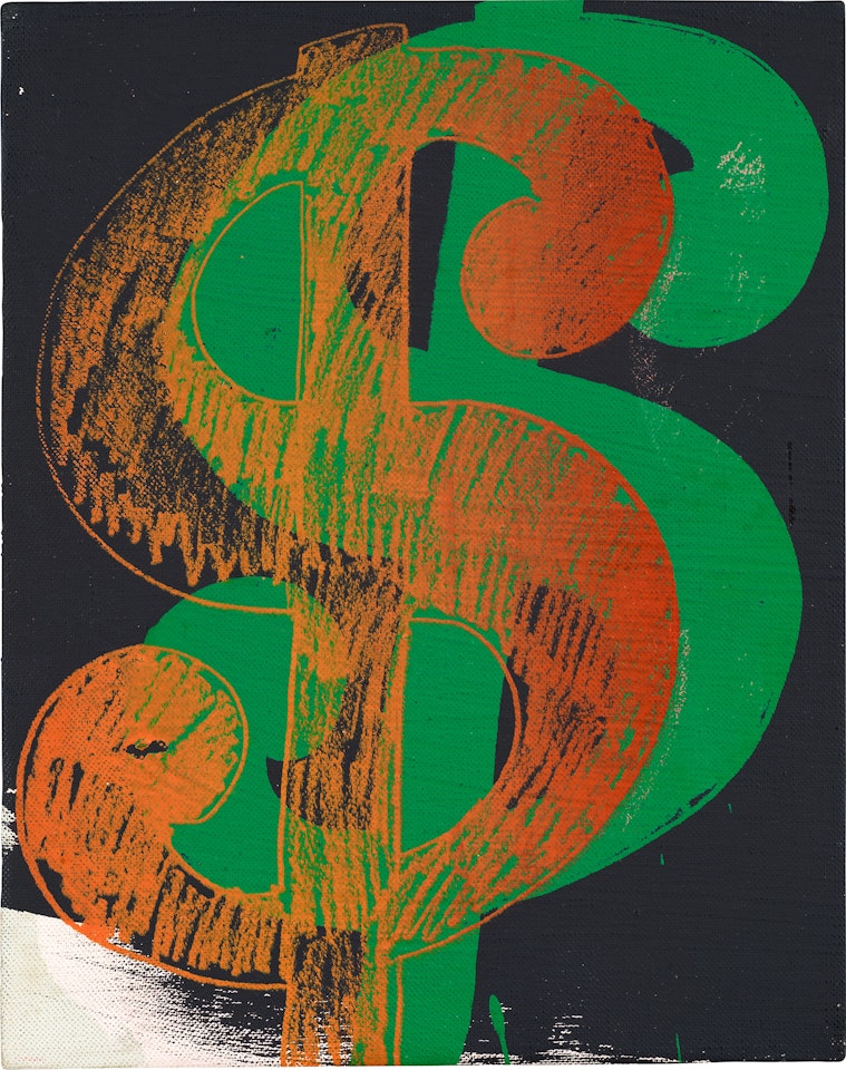 Dollar Sign by Andy Warhol