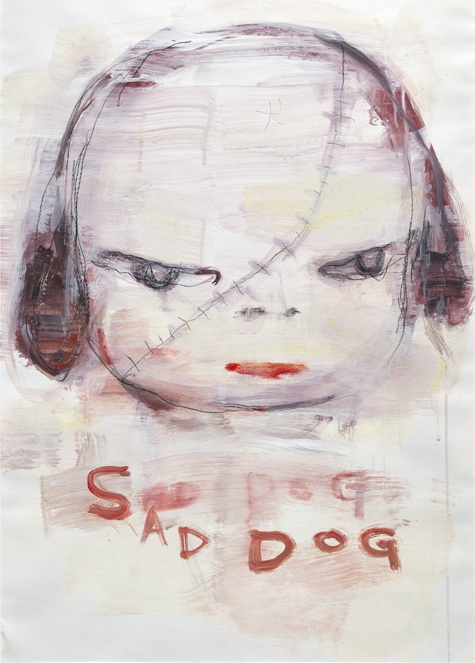 Sad Dog, by Yoshitomo Nara