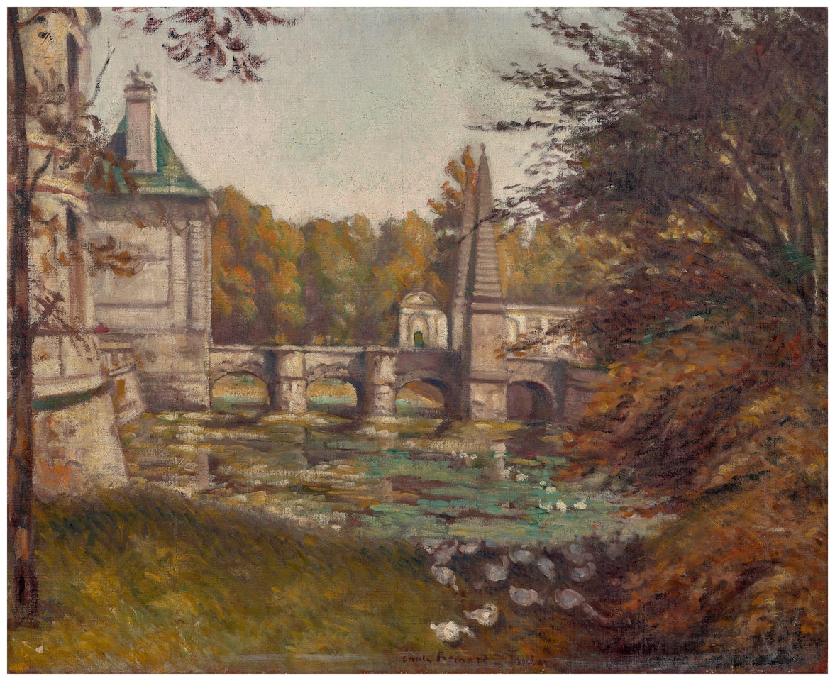Le château de Tanlay by Emile Bernard
