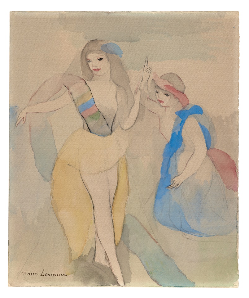 Jeune femme et enfant by Marie Laurencin