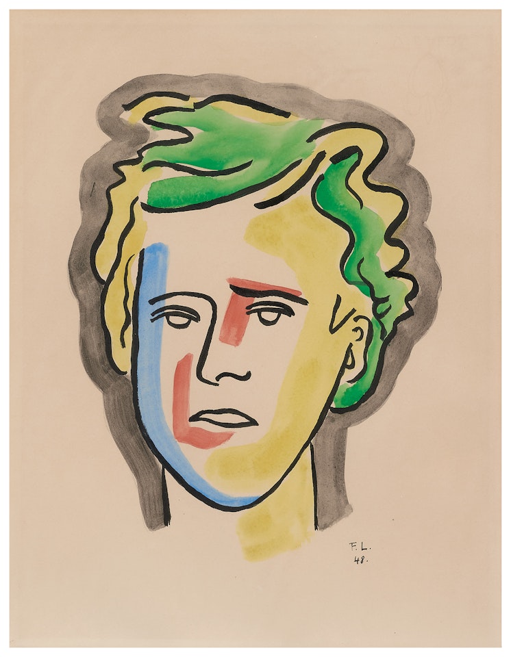 Portrait d"Arthur Rimbaud by Fernand Leger