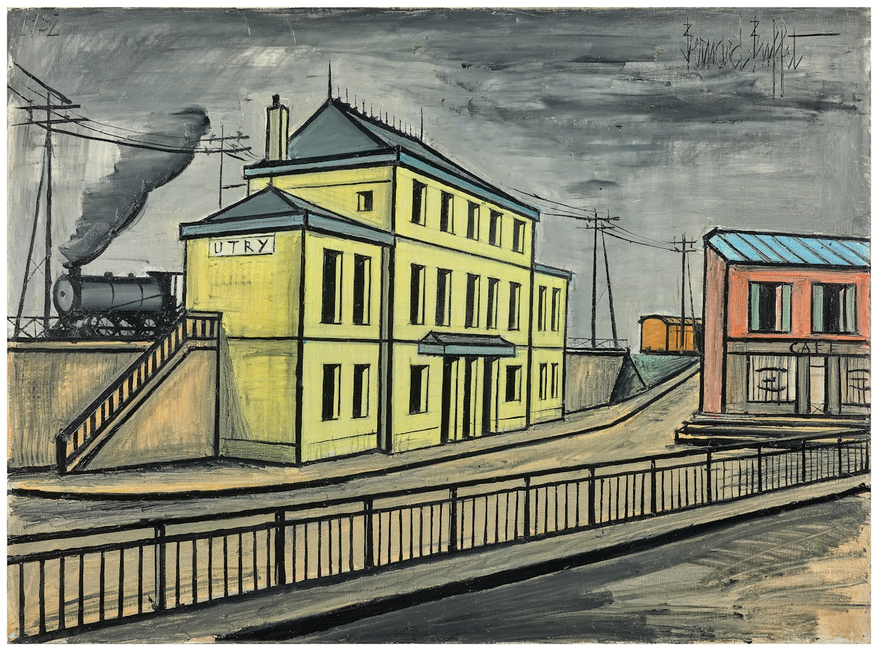 Gare d"Utry by Bernard Buffet