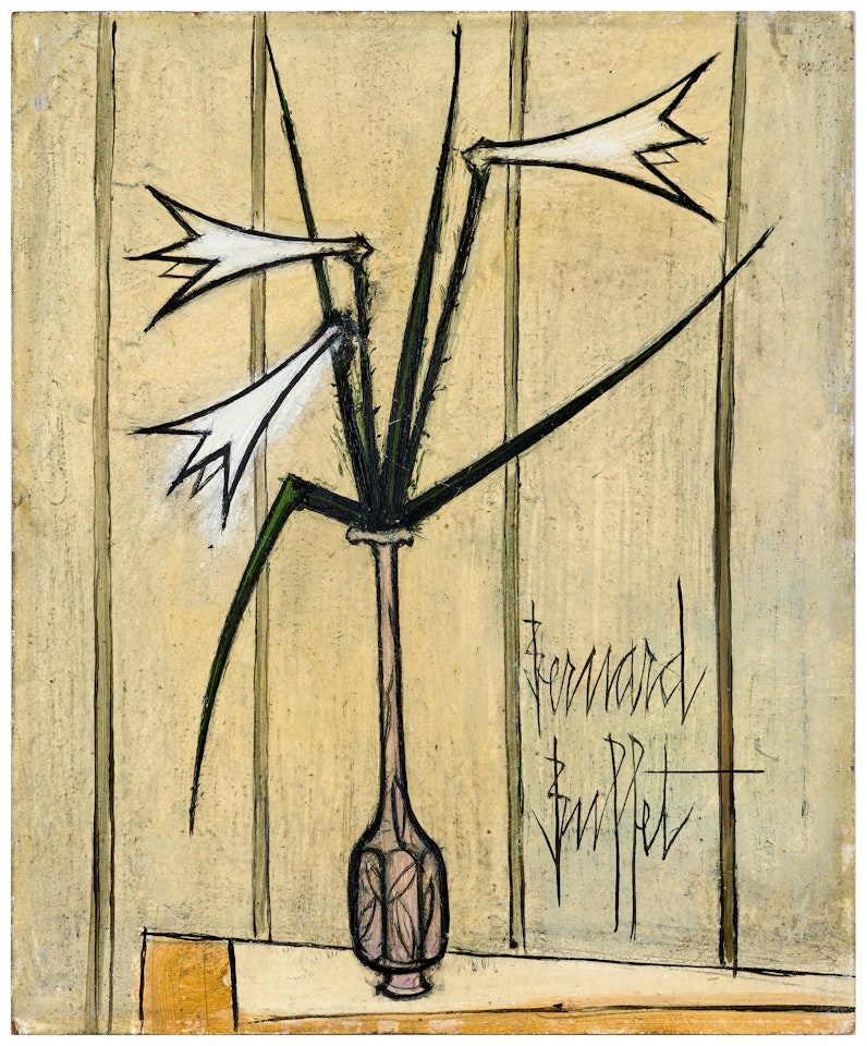 Lys dans un vase de Gallé by Bernard Buffet