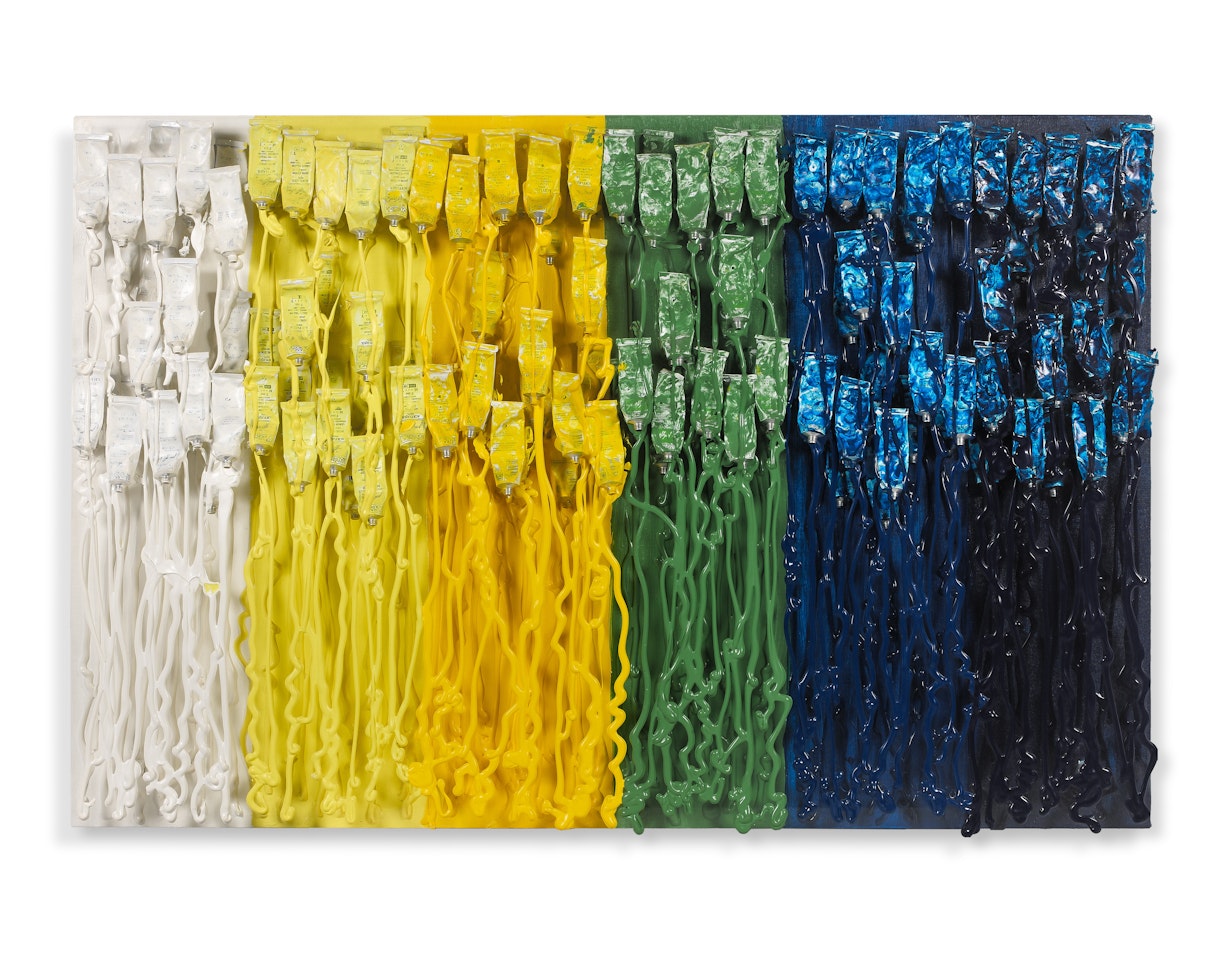 Sans titre (série "Puristic Monochromes") by Arman